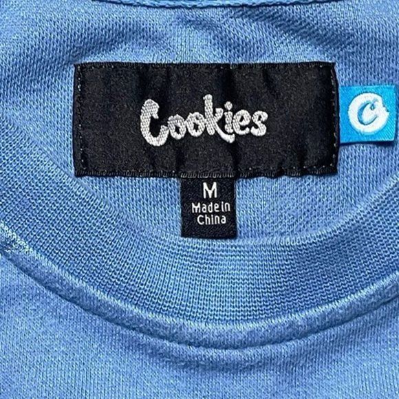 Cookies Authentic Original Men Sz M HEAVY Cotton Short Sleeve Pullover Crew Neck - Picture 5 of 7